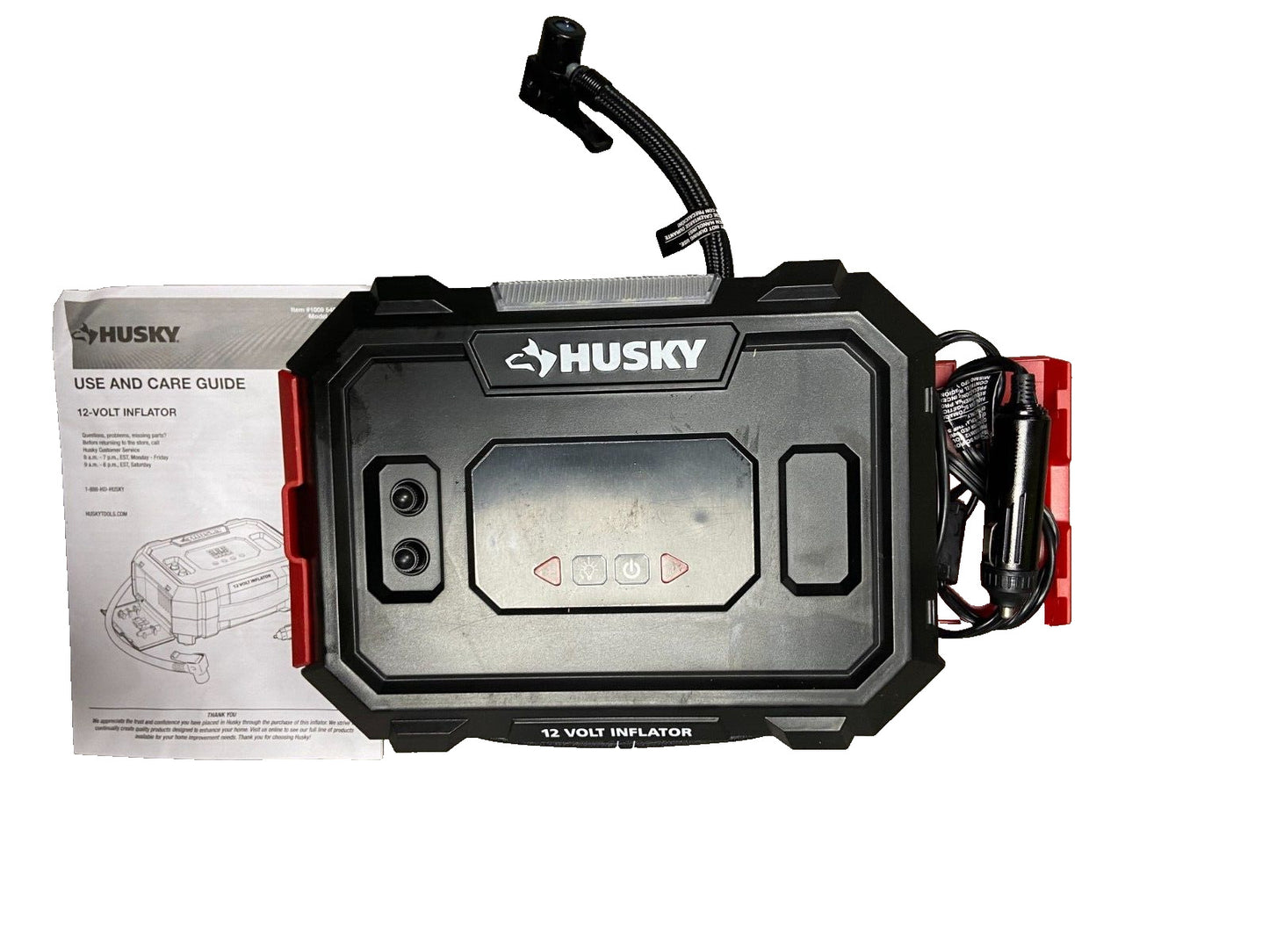 Husky 12 Volt Inflator with Auto Shutoff & Digital Gauge 12V 1009-549-875