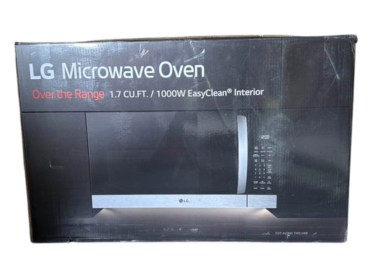 LG MVEM1721F 1.7 CU FT Over-The-Range Microwave w/ Sensor Cook & Easy Clean