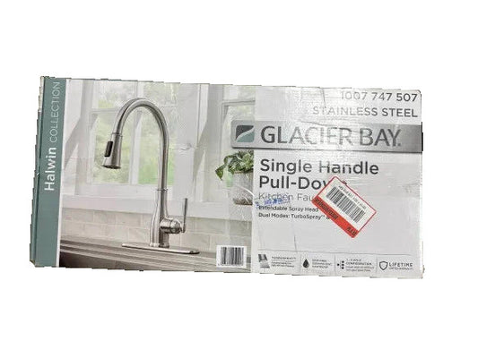 Glacier Bay 1007747507 1- Handle Pulldown Kitchen Faucet Stainless