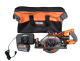 USED - RIDGID R8658K 18V Brushless 7-1/4" Circular Saw with 8.0Ah MAX Output