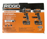 USED - RIDGID R92082 18v Brushless 2-Tool Combo Kit