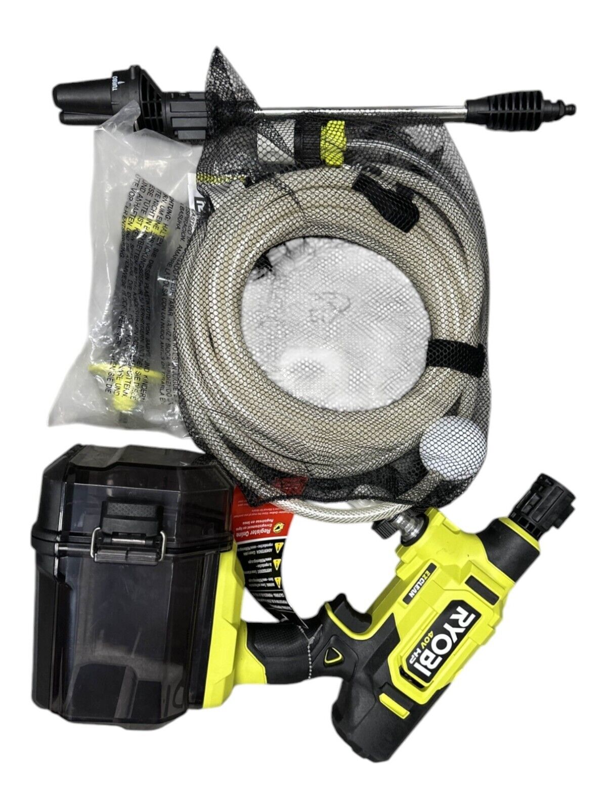 Ryobi 40V RY124052 HP Brushless 600psi EZ Clean Power Cleaner (Tool Only)