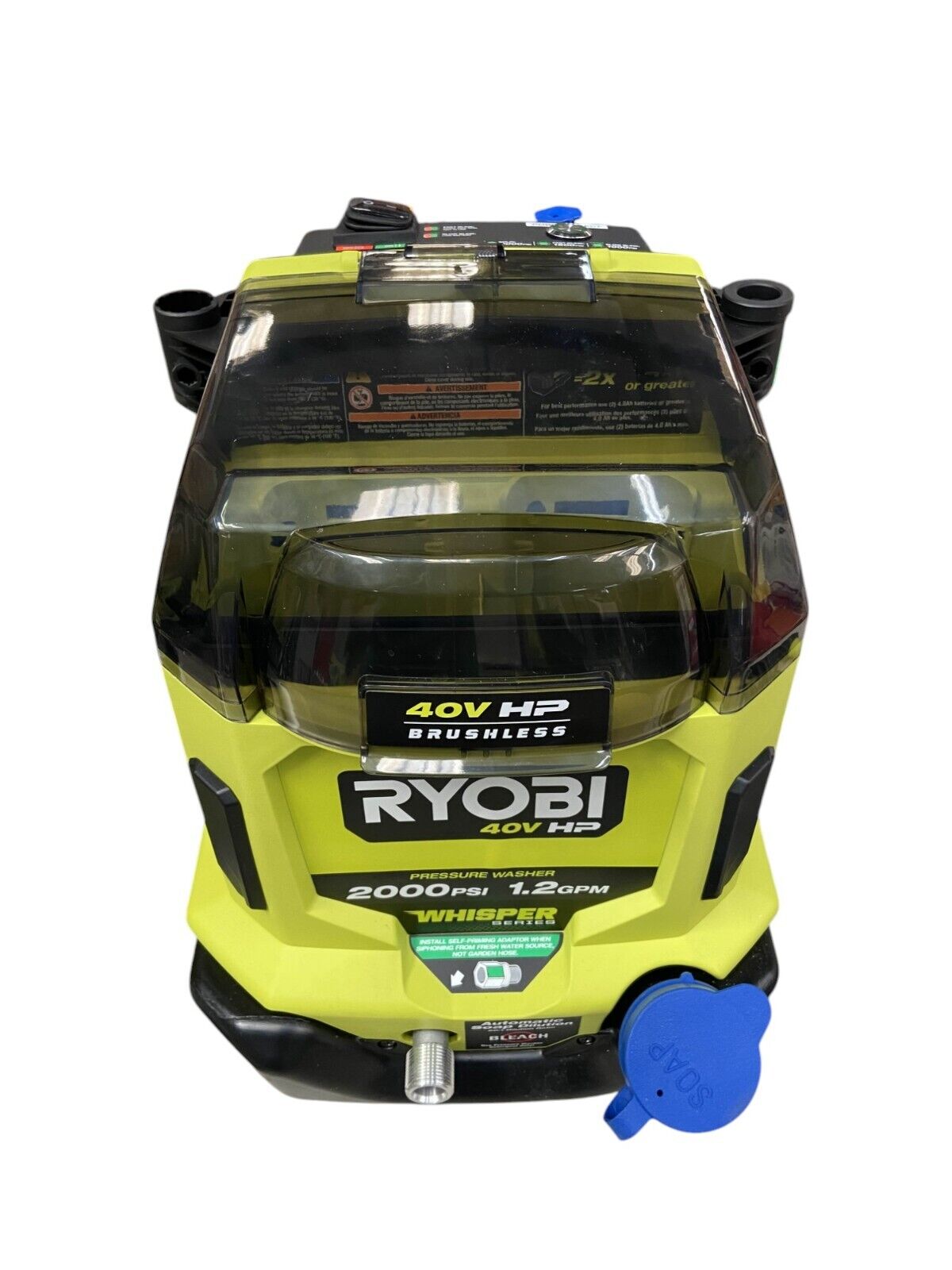 RYOBI 40V HP Brushless 2000 PSI 1.2 GPM Pressure Washer (Tool Only) - READ DESC!