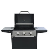 Propane Grill 3 Burner Barbecue Grill Stainless Steel Gas Grill